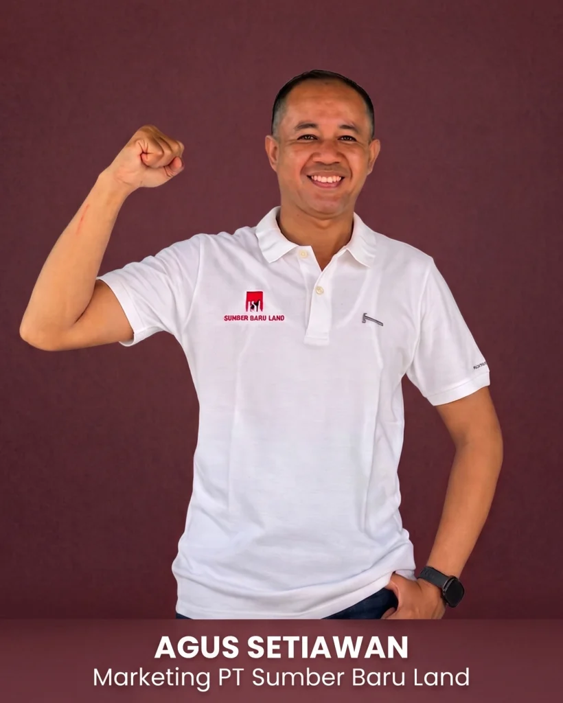 Foto Agus Setiawan, marketing Pondok Permai
